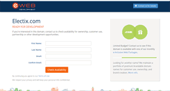 Desktop Screenshot of electix.com